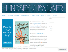 Tablet Screenshot of lindseyjpalmer.com